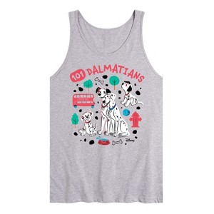 Men's - 101 Dalmatians - Collage of Dalmatian Family Graphic Tank Top - 1 of 1