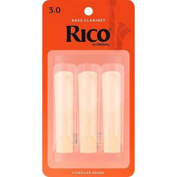 Rico Bass Clarinet Reeds, Box of 3