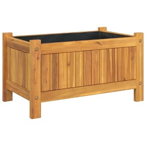 vidaXL Garden Planter Natural Solid Acacia wood Standard Durable - 1 of 4