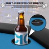8-Player Foldable Octagon Poker Table with Cup Holders, Casino Game Table for Texas Hold'em, Blackjack, Card Night - 3 of 4