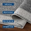 Modern Striped Area Rugs Washable Soft Rug for Living Room Thin Low Pile Non Slip Stain Resistant Carpet for Bedroom Office Farmhouse - 4 of 4