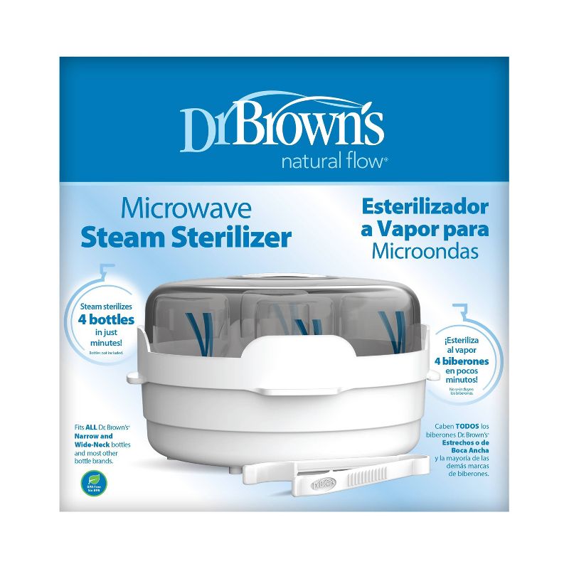 Dr. Brown&#39;s Microwave Steam Sterilizer for Baby Bottles &#38; Accessories, 5 of 13