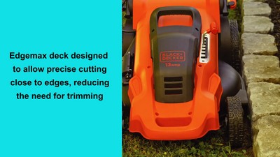 BLACK+DECKER 20 in. 13 AMP Corded Electric Walk Behind Push Lawn Mower  MM2000 - The Home Depot