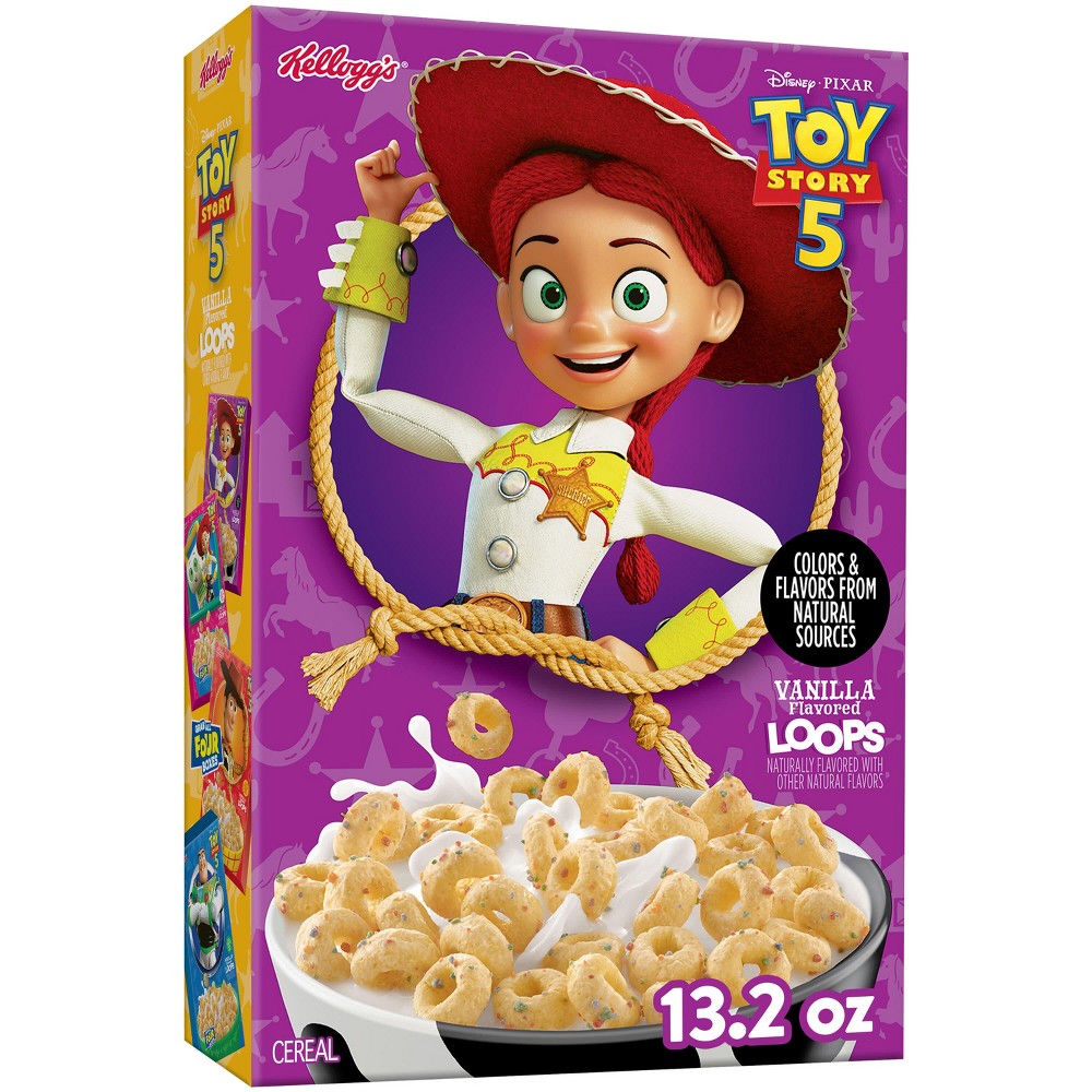Kellogg's Toy Story Vanilla Loops Breakfast Cereal - 13.2oz