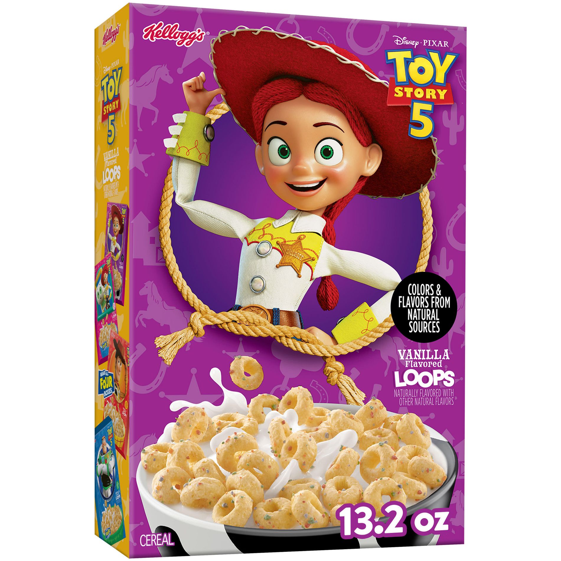 Kellogg's Toy Story Vanilla Loops Breakfast Cereal - 13.2oz