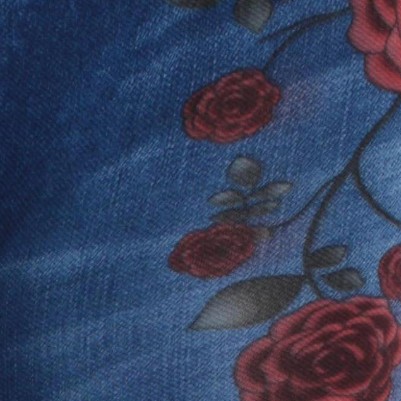 blue floral