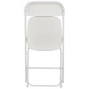 Elama 4 Piece Plastic Folding Chair in White - 3 of 4