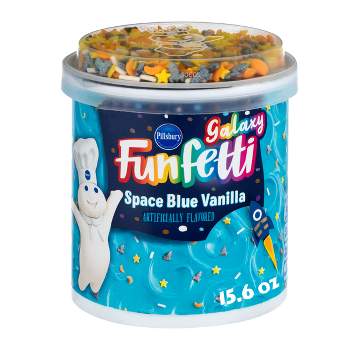 Pillsbury Funfetti Galaxy Space Blue Vanilla Frosting - 15.6oz
