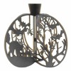 Ganz 8.0 Inch Laser Cut Pumpkins Lg Bats Cat Spider Web Pumpkin Figurines - 4 of 4