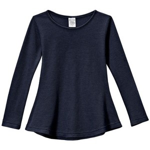 City Threads USA-Made Thermal Girls Soft & Cozy Long Sleeve Tunic - 1 of 2