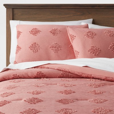 Tufted Diamond Crinkle Comforter and Sham Set - Threshold™
