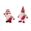 Everstar SET OF 2 UL PLUSH GNOMES SCULPTURE, Red - 4 of 4