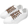 Elerevyo Printed Shoelaces Animal Pattern Flat Shoe Laces for Sneakers Shoestring 2 Pairs - 4 of 4