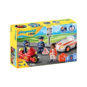Playmobil 1-2-3 Everyday Heroes 71156 Playset 8pcs - 1 of 4