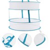 Unique Bargains Folding Durable Double Layer Clothes Drying Basket 1 Pc - 4 of 4