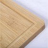Dura Culina® Bamboo Cutting Boards, Natural, Bamboo Kitchen Chopping Board for Food Prep, Chopping, and Carving Meat, Fruits, and Vegetables - 4 of 4