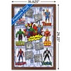 Trends International Marvel Comics - Action Figures Framed Wall Poster Prints - 3 of 4