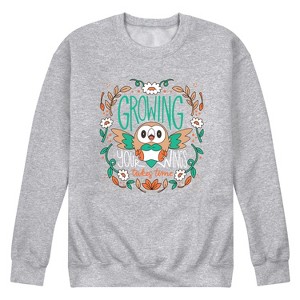 Men's - Pokémon - Rowlet Growing Your Wings Takes Time Graphic Fleece Sweatshirt - 1 of 4