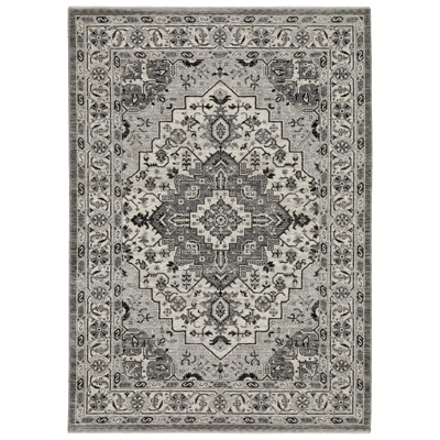 Oriental Weavers Chamberlain CH10L Grey/ Ivory Indoor Area Rug - 3'3" x 5'