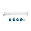 Progress Lighting, Modern Elegance Collection, 1-Light LED Bath Light, Brushed Nickel, Steel - 3 of 4