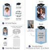 Big Dot of Happiness Light Blue Graduation Party Vertical Photo Garland 35 Pieces - 3 of 4