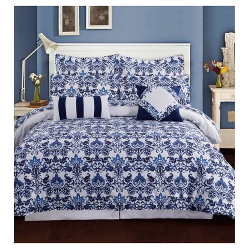 Catalina 300tc Cotton Percale Printed Oversize Duvet Set King