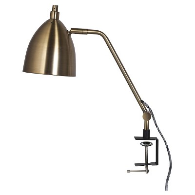 Murphy Clip Lamp Brass (Includes LED Light Bulb) - Threshold™