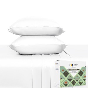 Soft Cooling Sheet Sets | 100% Natural - Cotton & Viscose from Eucalyptus Blend by California Design Den - 1 of 4
