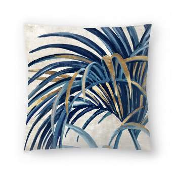 Americanflat Neutral Floral Throw Pillow By Pi Creative Art