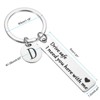 Unique Bargains Stainless Steel Personalized Durable Keychain with Gift Box 1 Set - 2 of 4
