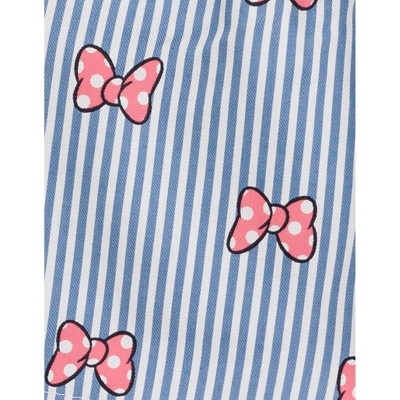 Disney Minnie Mouse Tank Top and Twill Shorts Outfit Set Toddler to Big Kid, 4 of 8