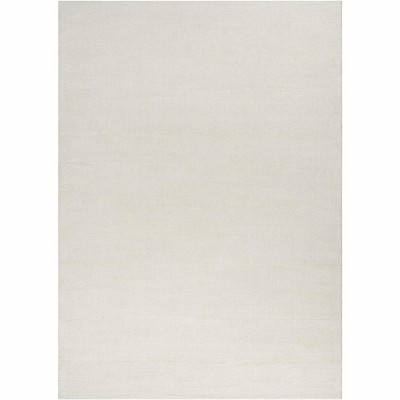 Hauteloom Brockton Solid Wool Light Beige Area Rug