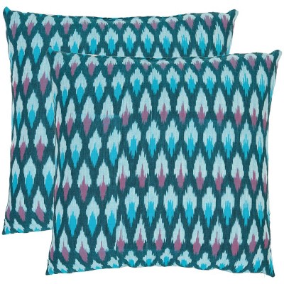 Luca Pillow (Set of 2) - Blue - 22"X22" - Safavieh