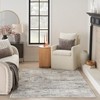 Nourison Distinctive Texture Indoor Area Rug Ivory Grey 7'10" x 9'10" - 4 of 4