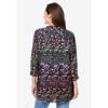 Woman Within Women's Plus Size Rayon 7-Day Three-Quarter Sleeve Tab-Front Tunic - 3 of 4
