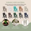 WestinTrends Malibu HDPE Adjustable Highback Folding Patio Dining Chair - 4 of 4