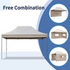 10x20 Pop Up Canopy with Sidewalls Outdoor Canopy Tent Heavy Duty Party Tent with Roller Bag, Height Adjustable, Weatherproof UV Defense-ModernLuxe - 3 of 4