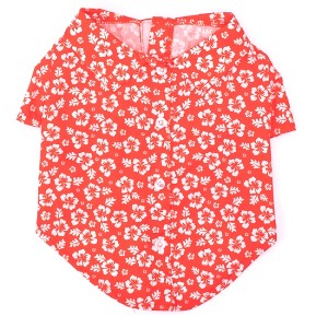 The Worthy Dog Aloha Button-Up-Look Pet Shirt - 1 of 3
