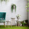 NAYSAYE Planter Cement Bust Wall Planter Floral Wreath Detail for Indoor Outdoor Garden, Gray, 7.9"*3.9"*9.1" - 4 of 4