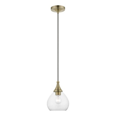Livex Lighting Catania 1 - Light Pendant in  Antique Brass