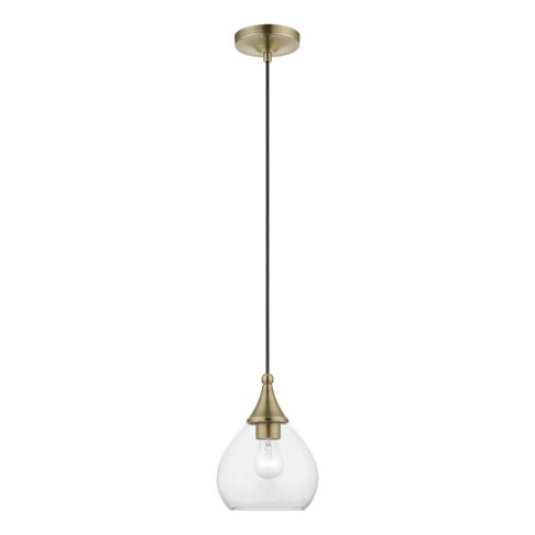 Livex Lighting Catania 1 - Light Pendant in  Antique Brass - image 1 of 4