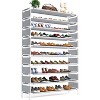 Tribesigns 10 Tiers Large Capacity Shoe Rack - 2 of 4