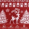 GustoWave Christmas Holiday Reindeer Duvet Cover and Pillow Shams Set, Bedding Set - 2 of 4