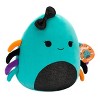 Squishmallows 12" Cheryl Teal Spider With Sparkle Belly and Bow Plush - 4 of 4