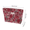 Unique Bargains Vintage Floral Makeup Bag Set 3 Pcs - 2 of 4