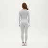 Anna-Kaci Active Women's Seamless Long Sleeve Cropped Top with Thumbhole Cuffs and Fitted Waistband - 2 of 4