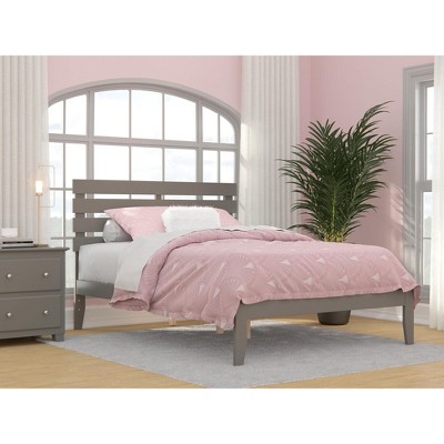 AFI Furnishings Oxford Full Bed with USB Turbo Charger in Grey