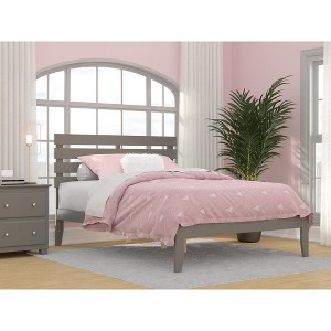 AFI Furnishings Oxford Full Bed with USB Turbo Charger in Grey - 1 of 4