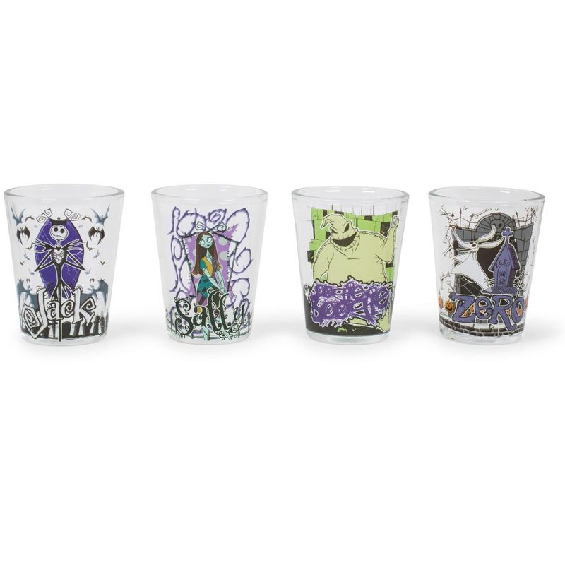 Silver Buffalo The Nightmare Before Christmas Characters 1.5-Ounce Mini Glasses | Set Of 4, 1 of 8
