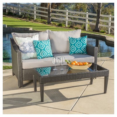 target wicker loveseat